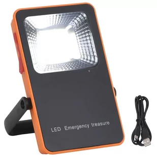 vidaXL Naświetlacz Reflektor LED ABS 5 W zimne białe światło 149671 - Lampy pozostałe - miniaturka - grafika 1