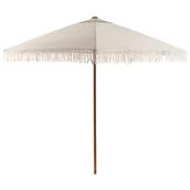Parasole ogrodowe - Beliani Parasol ogrodowy 258 cm MURASA Beżowy - miniaturka - grafika 1