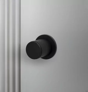 Gałka drzwiowa Linear Czarna (Welders Black) - Meble modułowe i akcesoria - miniaturka - grafika 1