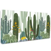 Podkładki na biurko - Podkładka na biurko z nadrukiem Duże kaktusy 100x50 cm - miniaturka - grafika 1