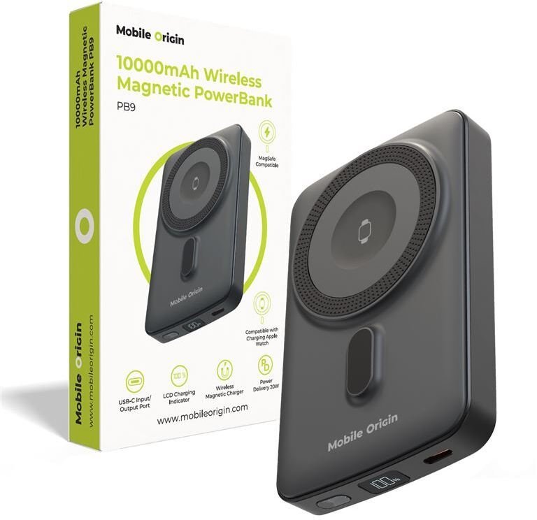 Powerbank Mobile Origin Wireless Magnetic PowerBank 10000mAh PB9