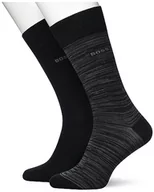 Skarpetki męskie - BOSS Męskie skarpety regularne, czarny (Black1), 40-46 - miniaturka - grafika 1