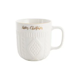 Kubek reliefowany Merry Christmas 340 ml - Kubki - miniaturka - grafika 1