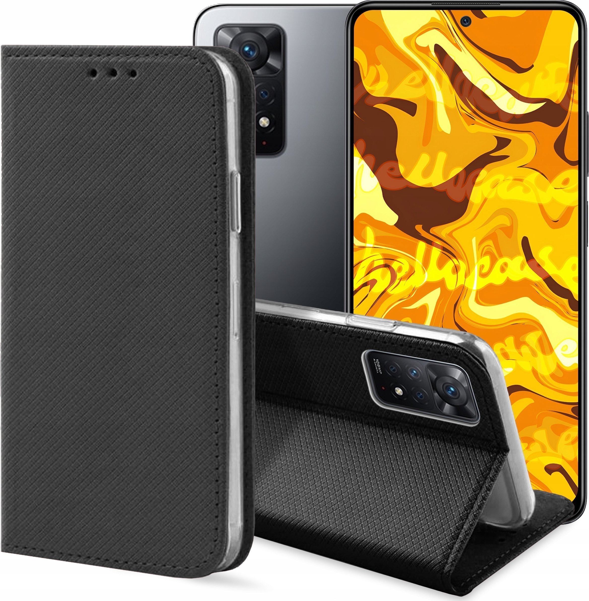 Hello Case ETUI Z KLAPKĄ DO REDMI NOTE 11 PRO 5G / 12 PRO 4G ZAMYKANE MAGNETYCZNE