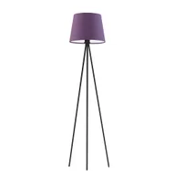 Lampy stojące - Nowoczesna lampa podłogowa na trójnogu z fioletowym abażurem RENO - miniaturka - grafika 1