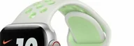 Akcesoria do smartwatchy - Pasek do Apple Watch Sport 38/40/41 mm biało zielony [Rhinocell] - miniaturka - grafika 1