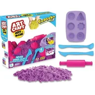 Masy plastyczne - ART CRAFT Piasek kinetyczny - Zestaw z piaskiem kinetycznym - Babeczki - miniaturka - grafika 1