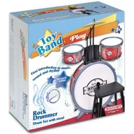 Instrumenty muzyczne dla dzieci - Bontempi Zestaw perkusyjny: bęben basowy z pedałem 514511 (041-514511) - miniaturka - grafika 1