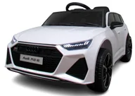 Pojazdy elektryczne dla dzieci - AUDI RS6 GT Biały Auto na akumulator EVA Skóra pilot Akumulator Litowo-jonowy - miniaturka - grafika 1