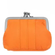 Portfele - Średnia Portmonetka Skórzana Kaletnik Pomarańczowa - miniaturka - grafika 1