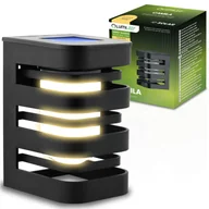 Lampy ogrodowe - Kinkiet Solarny Lumiled Lampa Elewacyjna LED Natynkowa 3000K Ciepła biel Czujnik Zmierzchu 1 szt. - miniaturka - grafika 1