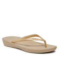 Klapki i japonki damskie - Japonki FitFlop Iqushion E54 Gold 010 - miniaturka - grafika 1