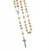 Różańce - Różaniec drewno Matka Boska - miniaturka - grafika 1