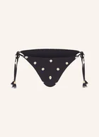 Stroje kąpielowe - Seafolly Dół Od Bikini Trójkątnego Daisychain schwarz - SEAFOLLY - miniaturka - grafika 1