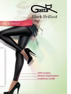 Legginsy Gatta Black Brillant Błyszczące - Legginsy - miniaturka - grafika 1