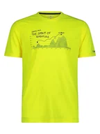 Koszulki sportowe męskie - CMP Koszulka funkcyjna w kolorze zielonym - miniaturka - grafika 1