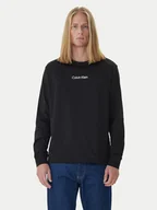Koszulki męskie - Calvin Klein Longsleeve Standard Logo LV04LD232G Czarny Relaxed Fit - miniaturka - grafika 1