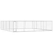 Budy dla psów - vidaXL Kojec dla psa z galwanizowanej stali 760 x 760 x 195 cm 145037 - miniaturka - grafika 1