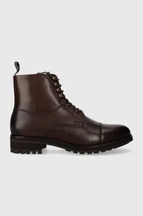 Polo Ralph Lauren buty skórzane Bryson Boot męskie kolor brązowy 812754384001 - Botki męskie - miniaturka - grafika 1