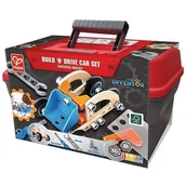 Mały naukowiec - Zabawka drewniana HAPE, Zestaw samochodowy E3038A - miniaturka - grafika 1