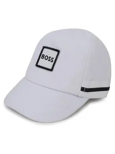 Boss Czapka z daszkiem J91138 Biały - Czapki dla dzieci - miniaturka - grafika 1