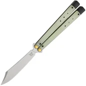 Scyzoryki - Benchmade Necron 99 Jade G10 Balisong - miniaturka - grafika 1