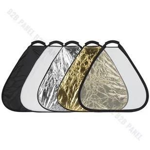 GlareOne GlareOne Blenda trójkątna 5w1 60cm - Akcesoria fotograficzne - miniaturka - grafika 1