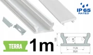 Akcesoria do oświetlenia - Profil Do Taśm Led Hermetyczny IP65 z Kloszem 1m - miniaturka - grafika 1