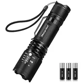 Latarki - Morpilot Latarka Ręczna, Czarny, 500 lm - miniaturka - grafika 1