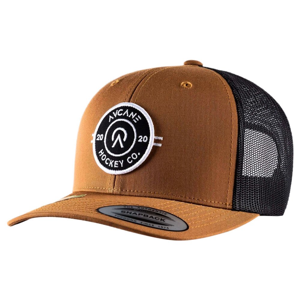 Męska czapka z daszkiem AYCANE Trucker Ice Cap Caramel