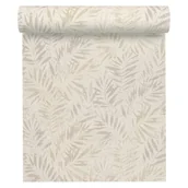 Tapety - Tapeta Liście Metropolitan Stories 391202 biało-srebrna winylowa na flizelinie - miniaturka - grafika 1