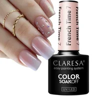 Lakiery hybrydowe - Claresa Lakier Hybrydowy French Time 7 Puder Róż - miniaturka - grafika 1