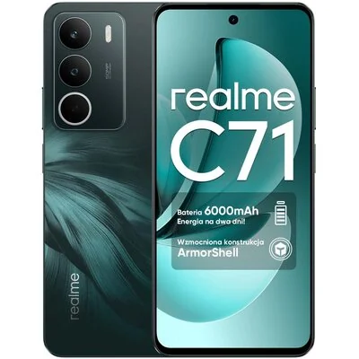 Realme C71 8/256GB Forest Owl Zielony - Ceny i opinie na Skapiec.pl