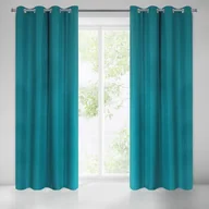 Zasłony - Eurofirany Zasłona Meltem 140x250 Turkusowa ex-zas-meltem-turk-135x250-przel - miniaturka - grafika 1