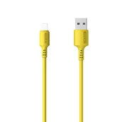 Kable USB - Kabel Usb Iphone 3A Somostel Żółty 3100mAh 1.2m - miniaturka - grafika 1