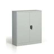 Szafy biurowe - B2B Partner Metalowa szafa, demontowana, 2 półki, 950 x 1150 x 400 mm, szara 908004 - miniaturka - grafika 1