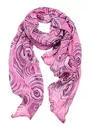 Apaszki i szaliki damskie - collezione alessandro Szalik Spinning z dodatkiem jedwabiu, wyprodukowano we Włoszech 150 cm x 80 cm, Rosa, jeden rozmiar - miniaturka - grafika 1