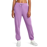 Spodnie sportowe damskie - Damskie Spodnie UNDER ARMOUR UA RIVAL TERRY JOGGER 1382735-560 – Fioletowy - miniaturka - grafika 1