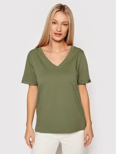 Pieces T-Shirt Ria 17120455 Zielony Regular Fit - Koszulki i topy damskie - miniaturka - grafika 1
