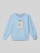 Bluzy dla dziewczynek - Bluza z okrągłym dekoltem - miniaturka - grafika 1