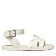 Buty dla dziewczynek - Sandały Geox Jr Karly J5535B 000BC C1000 S Biały - miniaturka - grafika 1