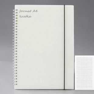 Zeszyt Notes Planner Kratka Na Spirali A4 80 Kartkowy - Szkolne artykuły papiernicze - miniaturka - grafika 1