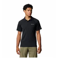 Koszulki sportowe męskie - Koszulka męska Columbia Alpine Chill™ Pro Polo Rozmiar: M / Kolor: czarny - miniaturka - grafika 1