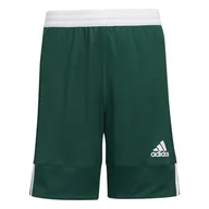Koszykówka - Dziecięce Spodenki ADIDAS 3G SPEE REV SHR DY6623 – Zielony - miniaturka - grafika 1