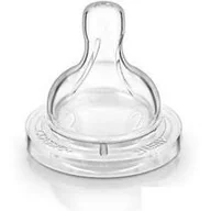 Smoczki do butelek - Philips antykolkowy Airflex - silikon, 0-6m, wolny przepływ (2szt.) - miniaturka - grafika 1