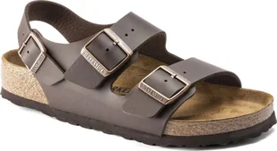 Birkenstock męskie sandały Milano BS 0034701 DARK BROWN szerokość standardowa 46 - Sandały męskie - miniaturka - grafika 1