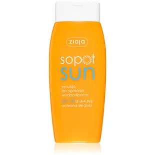 Ziaja Sopot Sun Emulsja do opalania wodoodporna SPF15+ 150ml - Balsamy i kremy do opalania - miniaturka - grafika 1