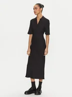 Sukienki - Calvin Klein Sukienka codzienna K20K207867 Czarny Regular Fit - miniaturka - grafika 1
