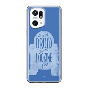 ERT GROUP etui na telefon Oppo FIND X5 PRO, case oryginalny i oficjalnie licencjonowany przez Star Wars, wzór R2D2 006, optymalnie dopasowane, plecki z TPU - Etui i futerały do telefonów - miniaturka - grafika 1