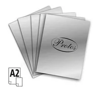 Szkolne artykuły papiernicze - Brystol Protos A2 Srebrny 20k [mm:] 430x610 (1051) - miniaturka - grafika 1